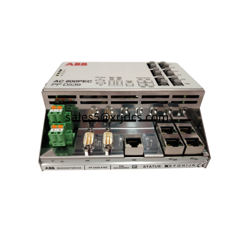 ABB PPD539A102 3BHE039770R0102 AC800PEC high speed controller for UNITROL6000 excitation system